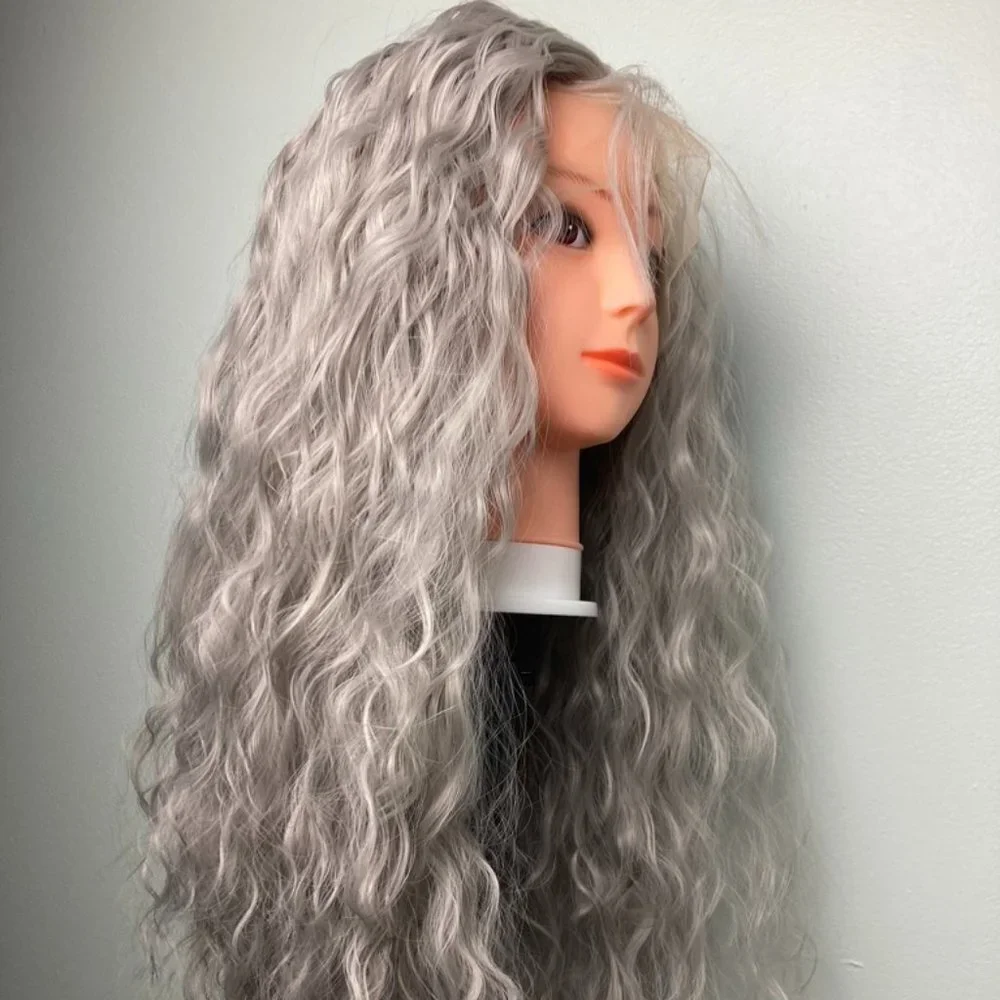 Gray Wig Grey Lace Front Wig